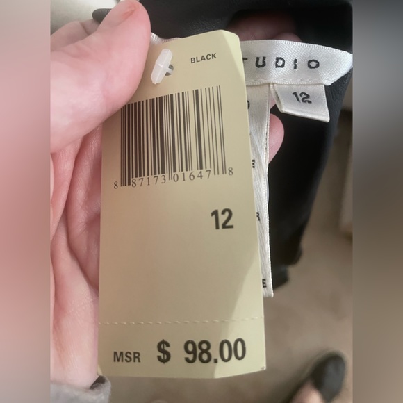 Vegan leather pencil skirt - Picture 5 of 5